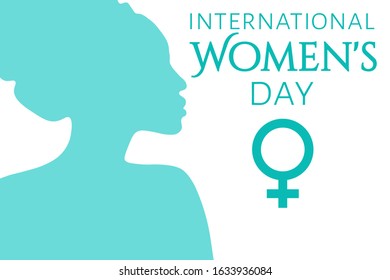 International Women's Day. March 8. Holiday concept. Template for background, banner, card, poster with text inscription. Vector EPS10 illustration