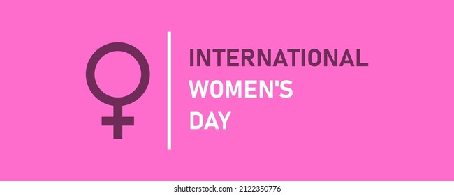 International Women's Day. March 8. Banner, poster. Vector illustration