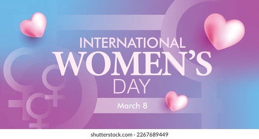 International Women's Day. March 8. Vector illustration of green ribbon on white background. Elegant text description.