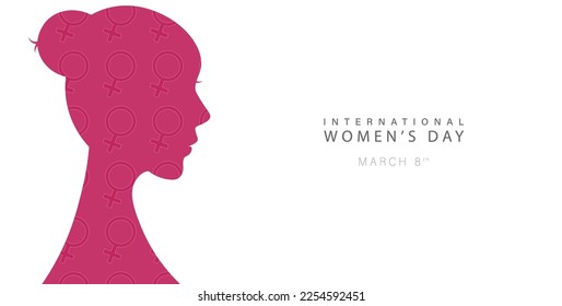 International women's day March 8th vector illustration - Shutterstock ID 2254592451