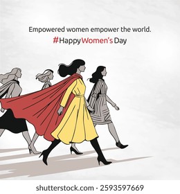 International Women's Day. March 8th. Creative Social Media Posters