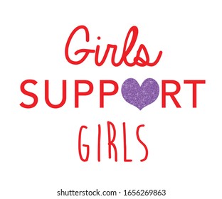 International Women's Day motivational slogan for women tee or card