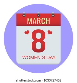International womens day on 8th march, Vector Illustration