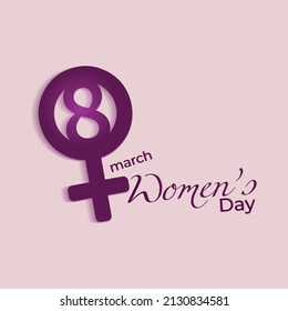 International women's day poster.Woman sign illustration background. Happy women's day vector illustration. Woman Happy Mother's Day. vector illustration.