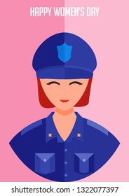INTERNATIONAL WOMENS DAY PROFESSION  GIRL POWER WITH UNIFORM