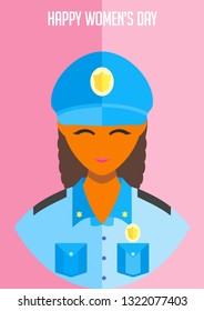 INTERNATIONAL WOMENS DAY PROFESSION  GIRL POWER WITH UNIFORM