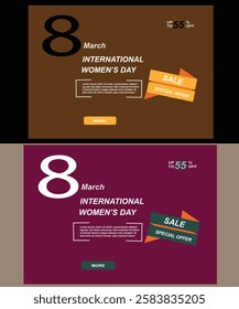 international women's day sale post design