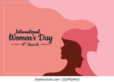 international women's day social media post and background template design