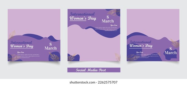 International Women's Day social media post