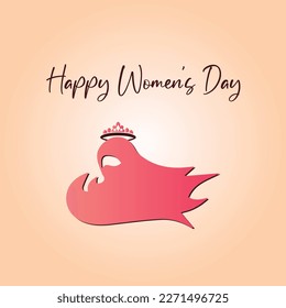 International Womens day special poster design template
