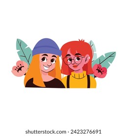 International Women's Day Sticker. Happy Women's Day Sticker. March 8th. Cartoon Vector illustration design for Sticker, Label. happy women day Sticker.