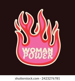 International Women's Day Sticker. Happy Women's Day Sticker. March 8th. Cartoon Vector illustration design for Sticker, Label. happy women day Sticker.