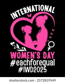 International women's day T Shirt Design