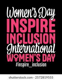 International women's day T Shirt Design