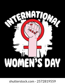 International women's day T Shirt Design