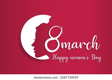 International Women's Day template for advertising, banners, leaflets and flyers.