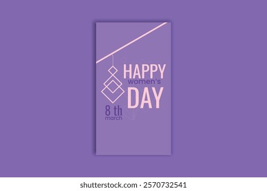 International Women's Day template design