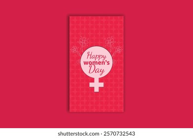 International Women's Day template design