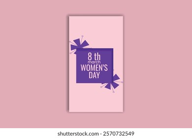 International Women's Day template design