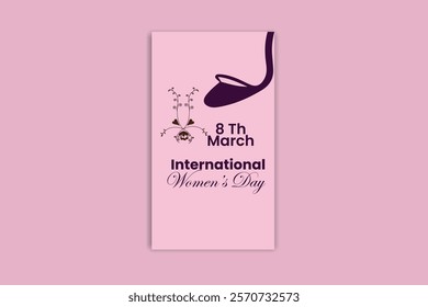 International Women's Day template design