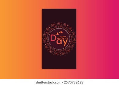 International Women's Day template design