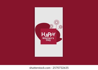 International Women's Day template design