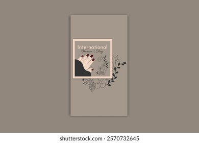 International Women's Day template design