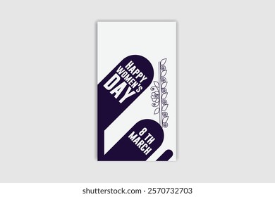 International Women's Day template design