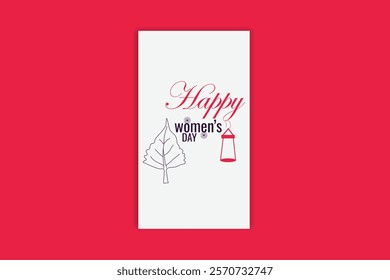 International Women's Day template design