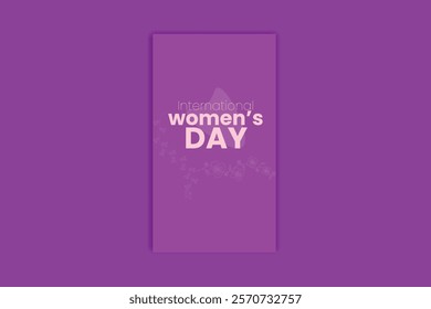 International Women's Day template design