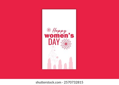 International Women's Day template design