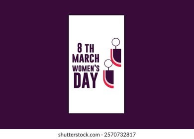 International Women's Day template design