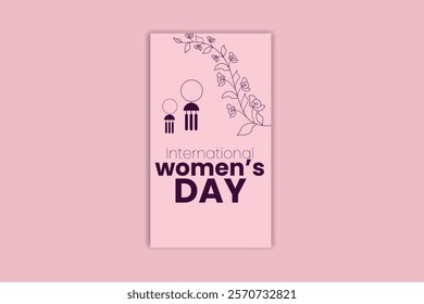 International Women's Day template design