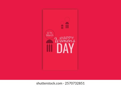 International Women's Day template design