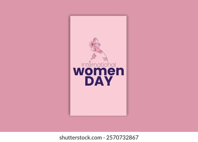 International Women's Day template design