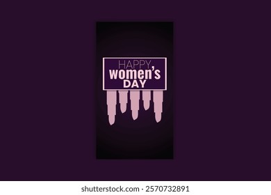 International Women's Day template design