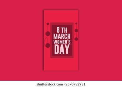 International Women's Day template design