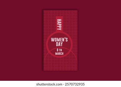 International Women's Day template design