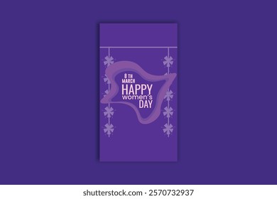 International Women's Day template design