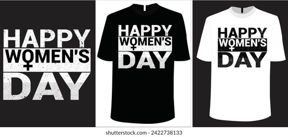 "International Women's Day" T-Shirt Design.