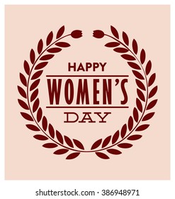 International Women's Day Typographic Vector Design