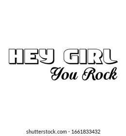 International Women's day, typography for print or use as poster, card, flyer or T Shirt