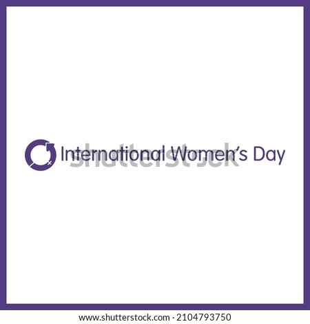International Women's Day Vector Background Image 2022. World Women's Day 2022 Break The Bias Vector Poster. Brochure. Flyer. Background. Graphics. 8 March. Women's Day Marketing Campaign 