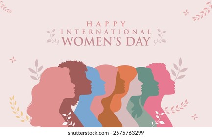 International Women's Day Vector Design, women's day 08 march, Happy Women's Day Vector Illustration, 8th March Women's Day Background.