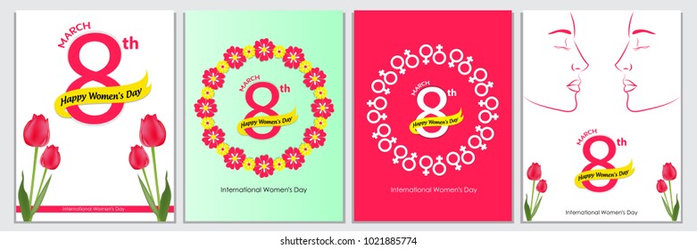 International Women's day vector illustration for March 8th. Creative women concept for posters, banners, greetings, print, brochures and backgrounds.