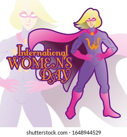 International women's day vector illustration for banner, flyer, poster, invitation card, aplication, web design etc