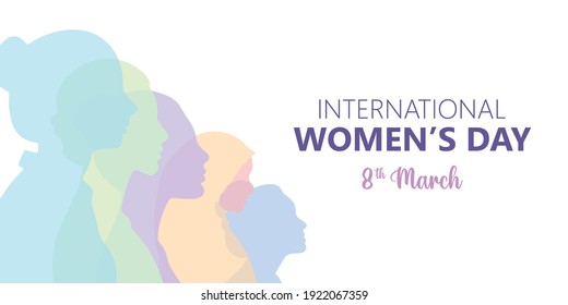 International women's day vector illustration. - Shutterstock ID 1922067359