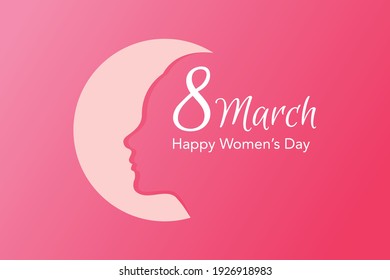 International women's day vector illustration.