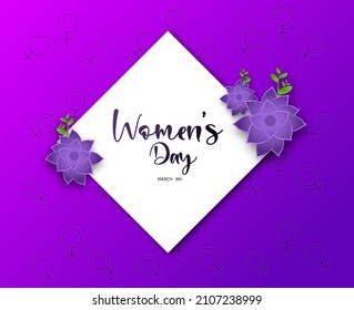 International Women's Day vector illustration march 8.