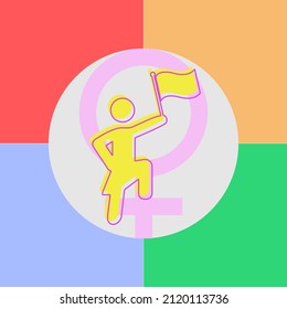 International Women's Day - Vector Illustration and Design.